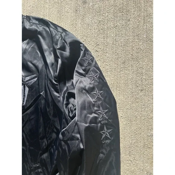 Nike LA Lakers Kobe Bryant Bomber Jacket Mens XL Black Mamba Hunt Or Be Hunted - Picture 10 of 16